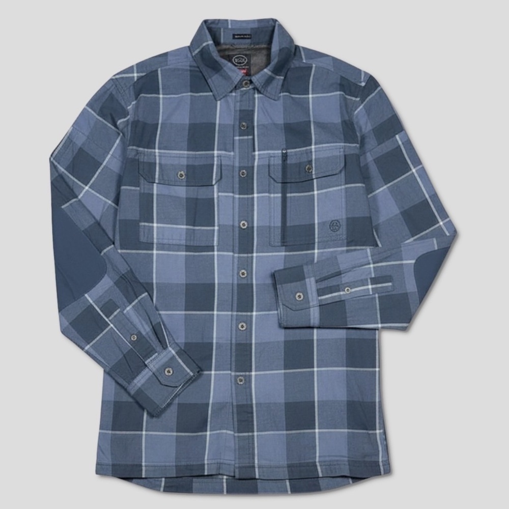Wrangler ATG All Terrain Gear Flannel Shirt - NWT Mens Medium Multi - #48581-D9